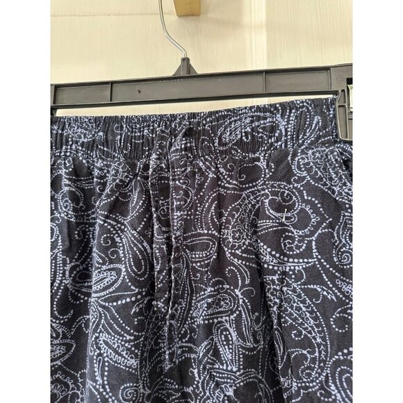 Karen Scott women’s size medium petite blue and black pants - Picture 4 of 7